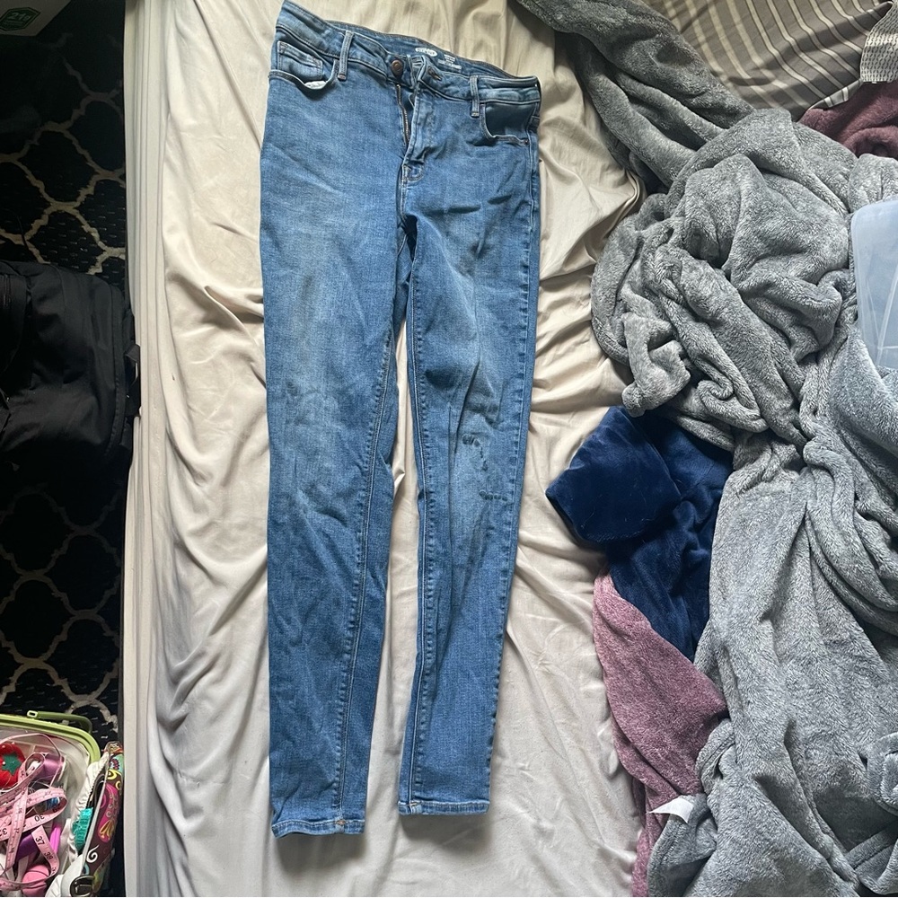 Old Navy Size 8, High-Waistd, Skinny, Long Jeans